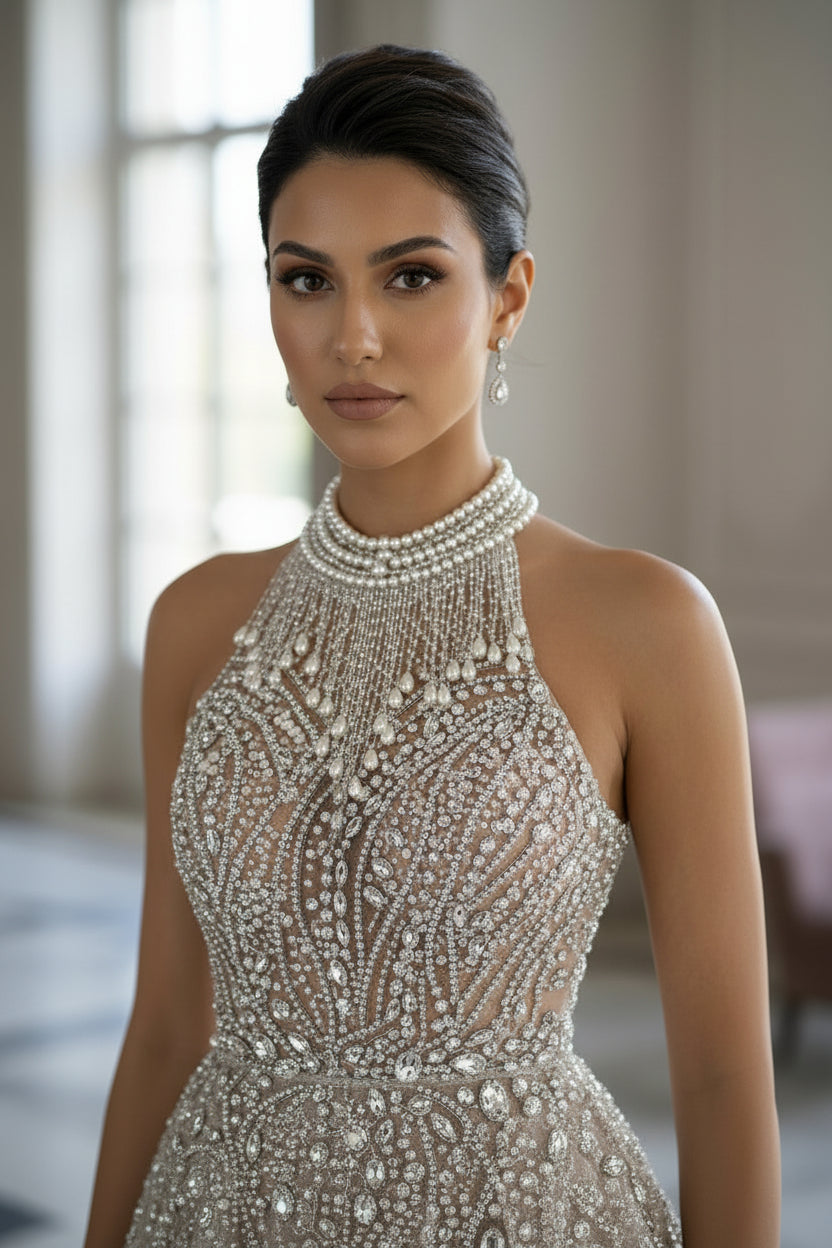Aureli Halter Dress