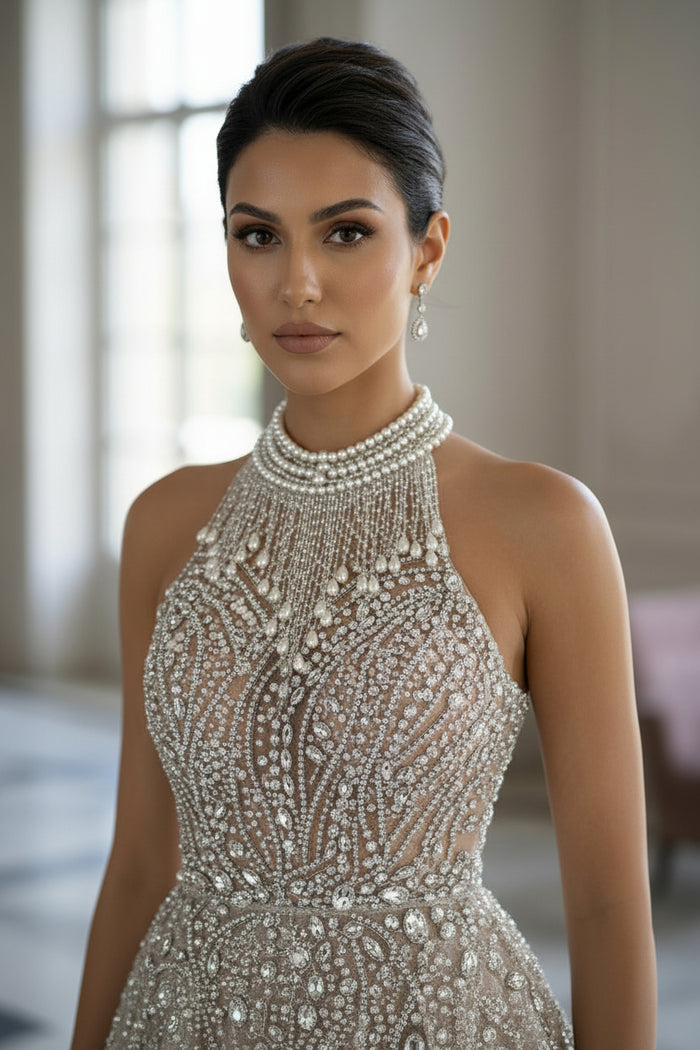 Aureli Halter Dress