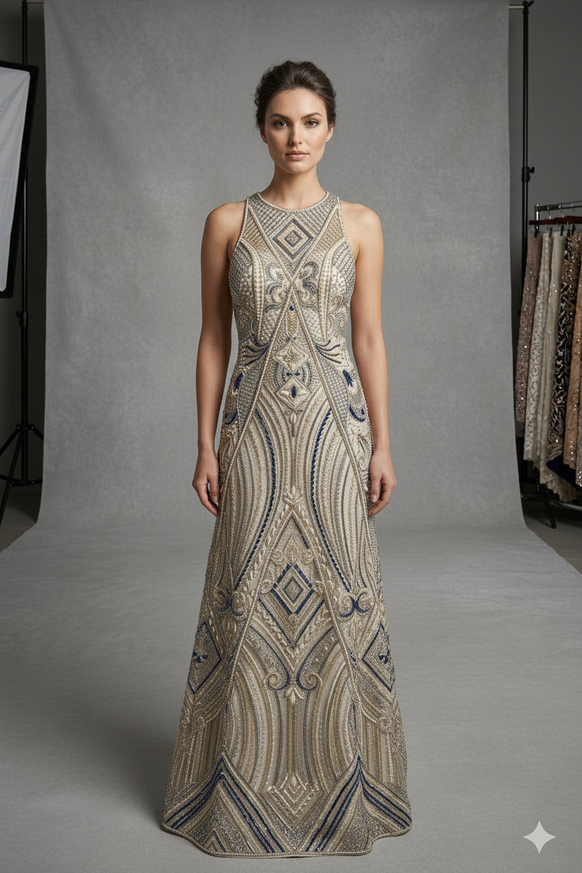 Cosmic Halter Dress
