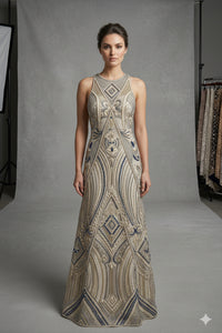 Cosmic Halter Dress