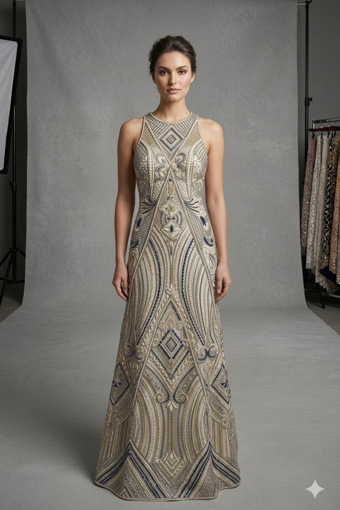 Cosmic Halter Dress