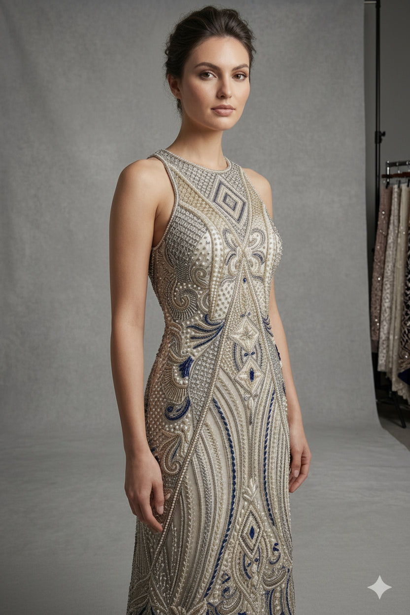 Cosmic Halter Dress